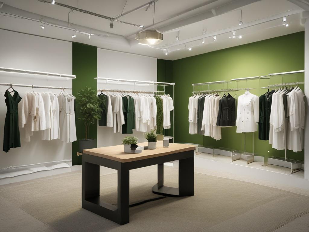 A stylish branding showcase for Fashionista Boutique, featuring the new