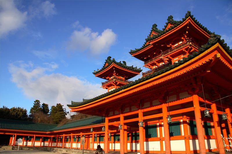 a temple in kyoto japan