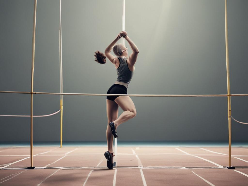 pole vault, training, athletics, coach, technique