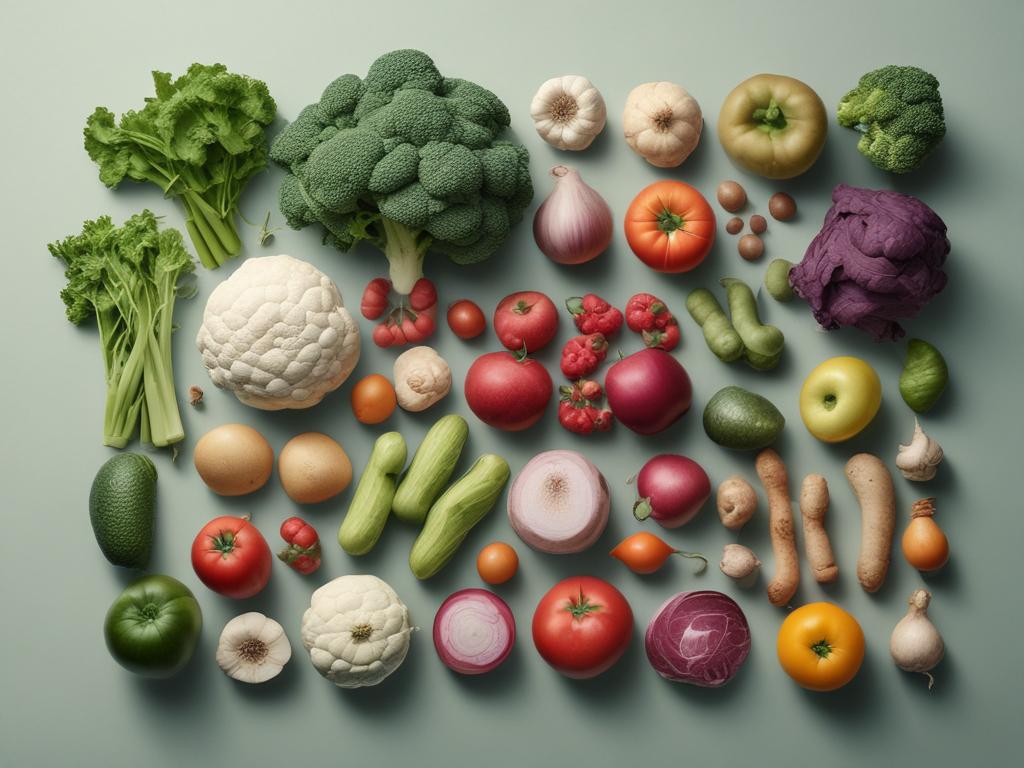fresh vegetables, colorful produce, healthy eating