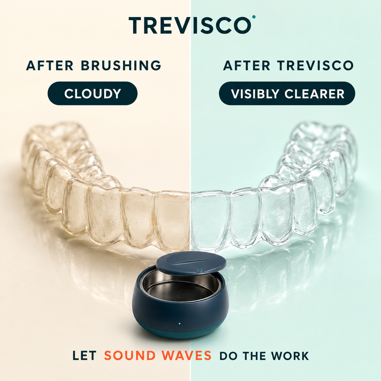 Comparison of ultrasonic cleaning vs manual brushing