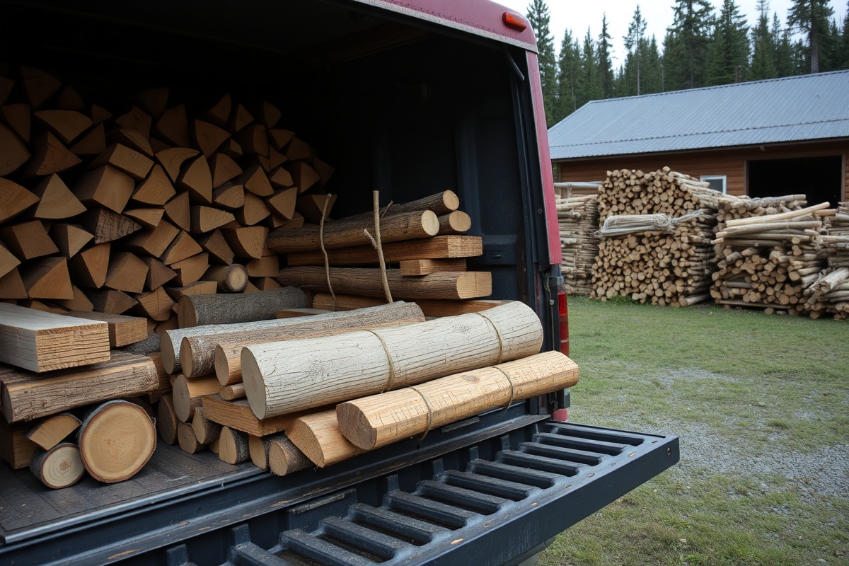 Yukon firewood delivery operation