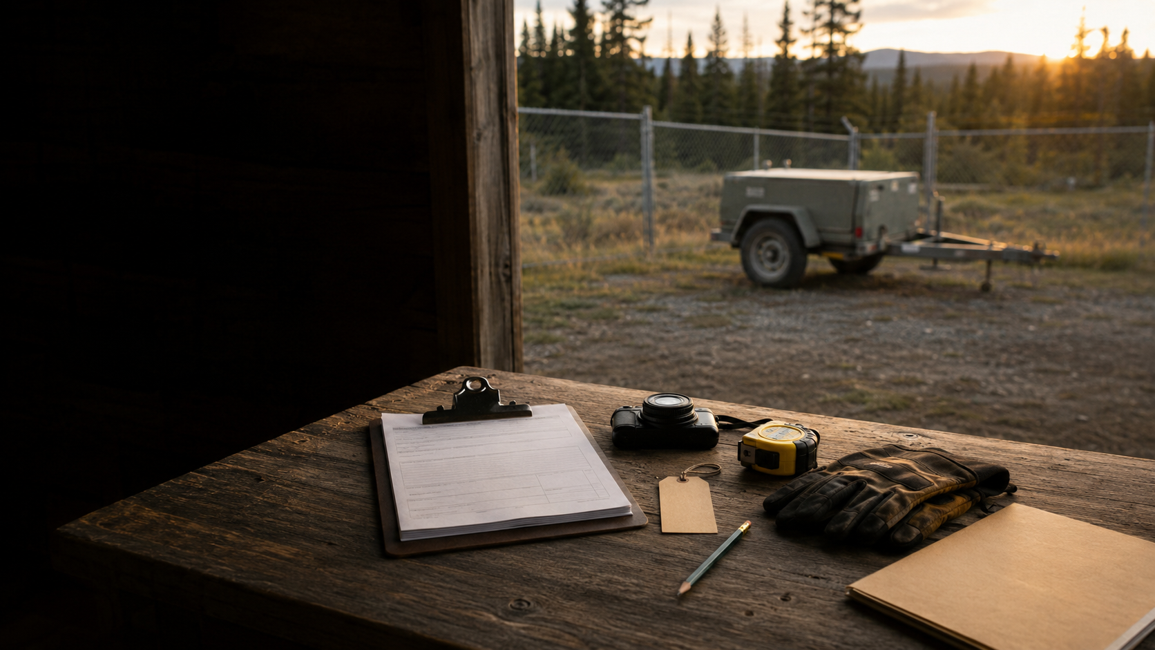 Illustrative Yukon asset documentation and voluntary-coordination scene