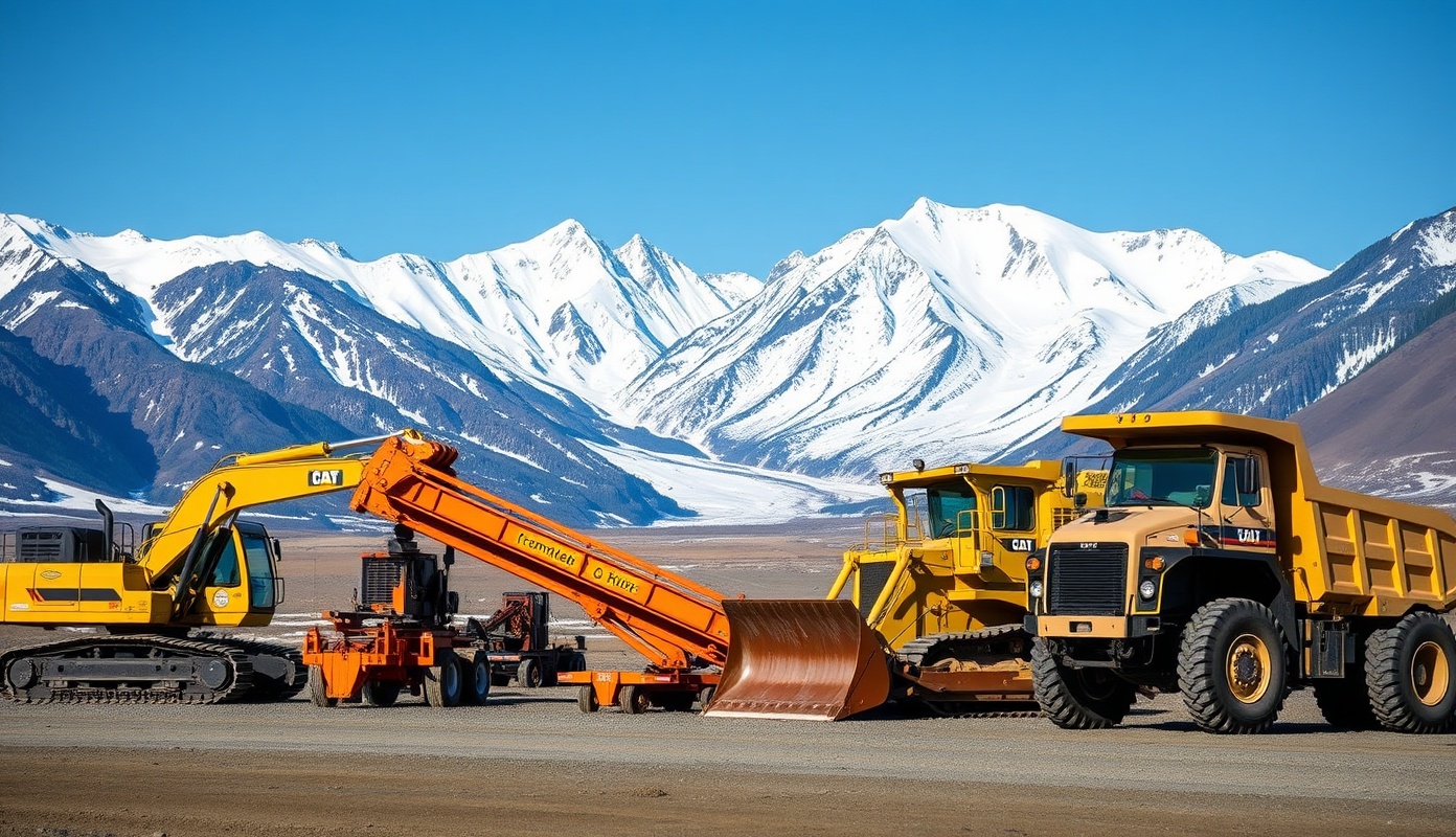 Mining and heavy equipment in the Yukon