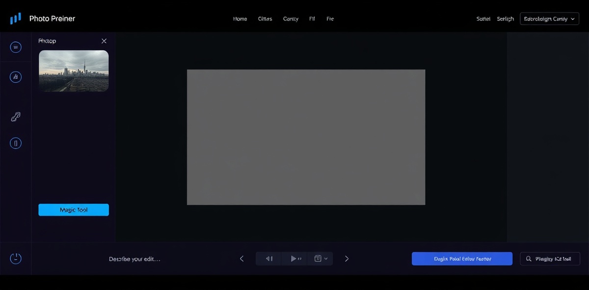 Lumina AI Canvas-First UI Preview