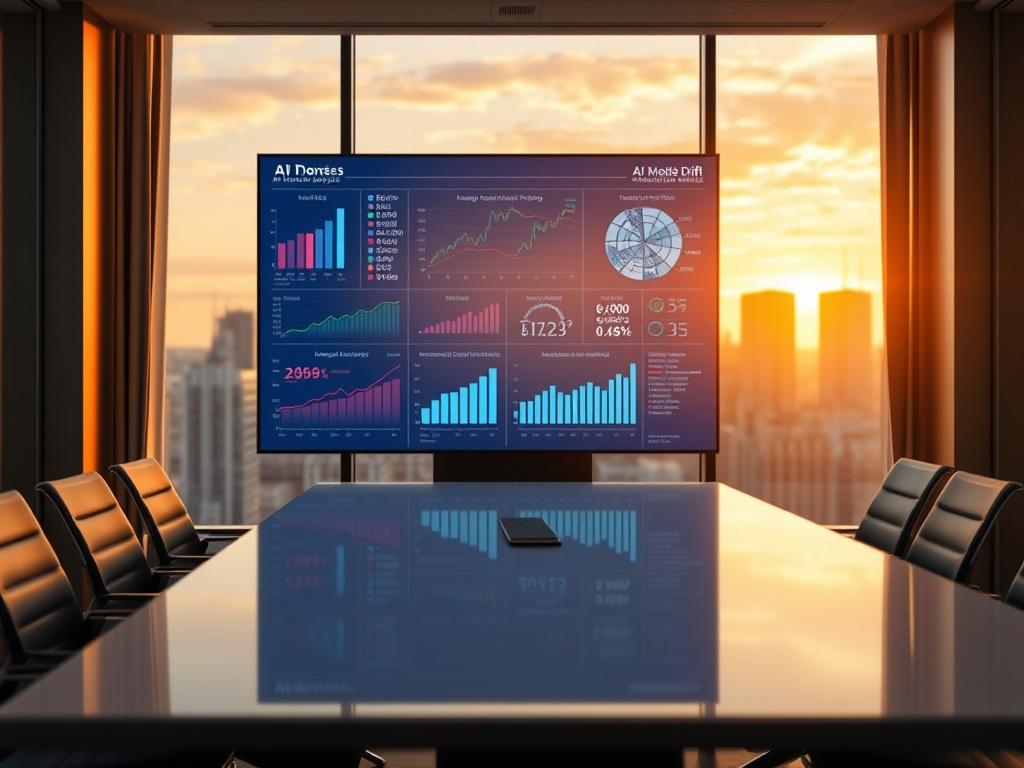 A hyper realistic close up of a modern conference room