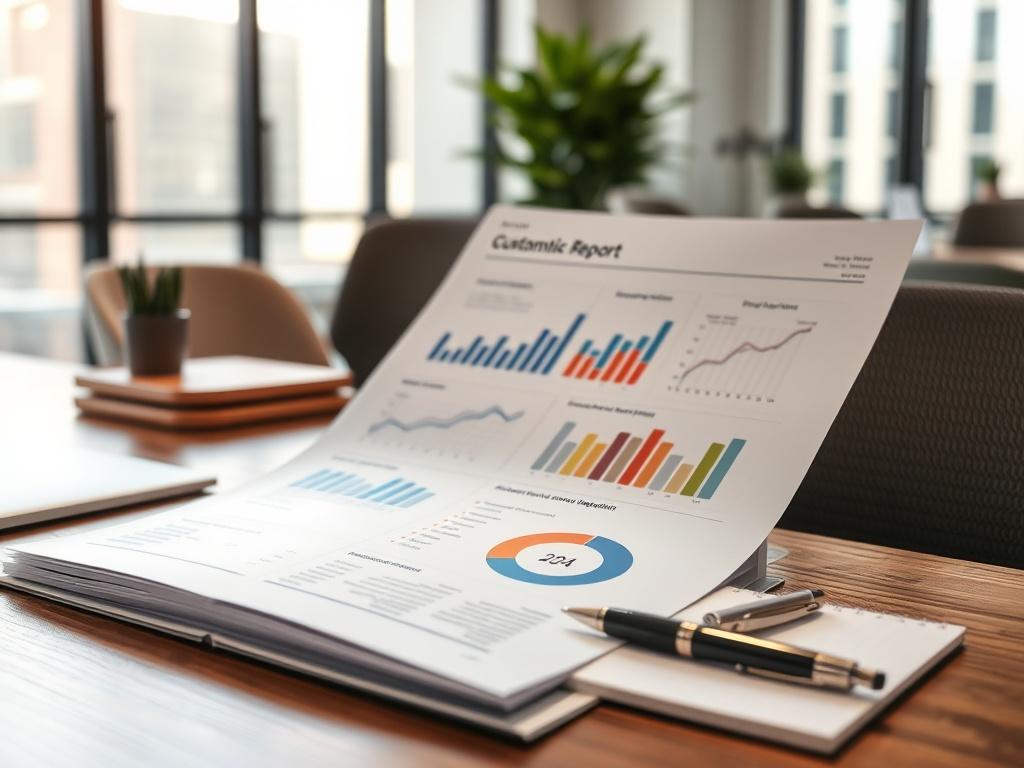 A close up of a printed custom diagnostic report on