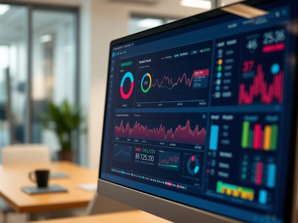 A close up of a computer screen displaying a real