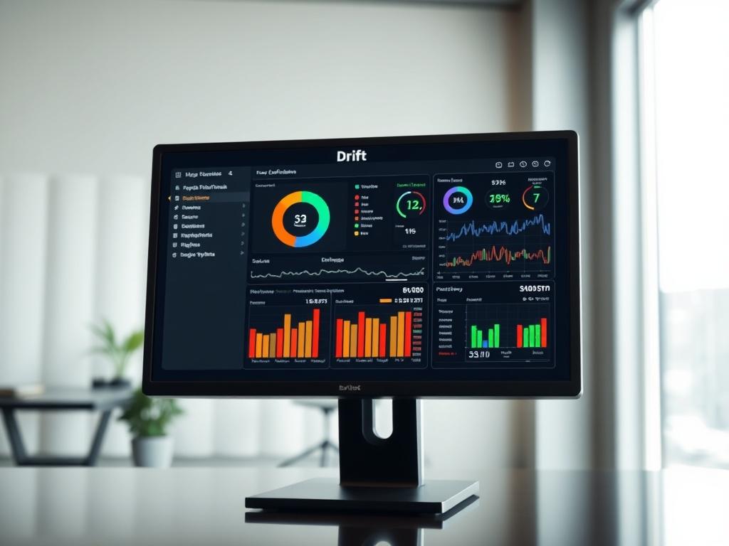 A hyper realistic close up shot of a computer screen