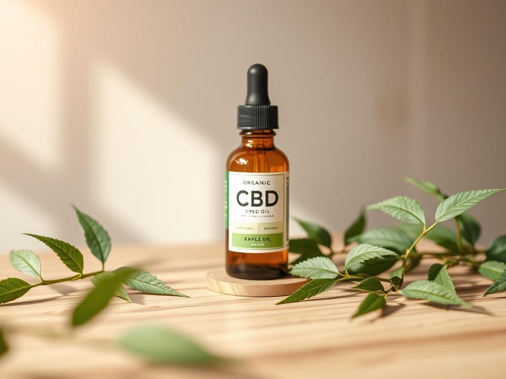 A serene setting with a softly lit background showcasing a