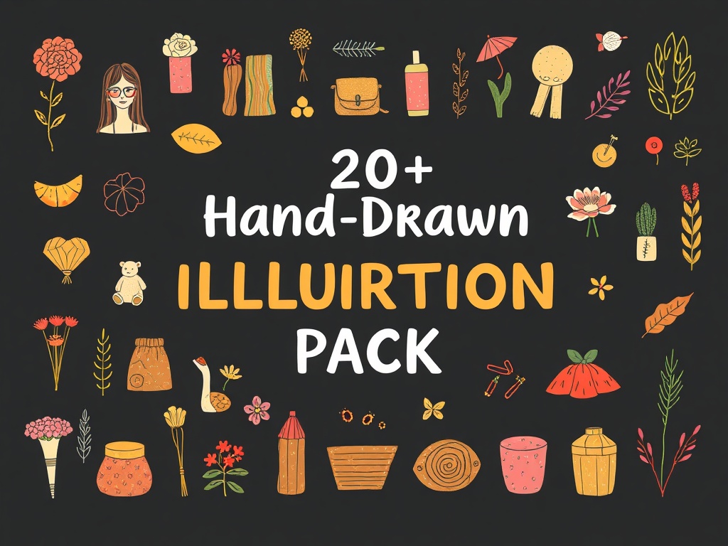 Hand-Drawn Illustration Pack
