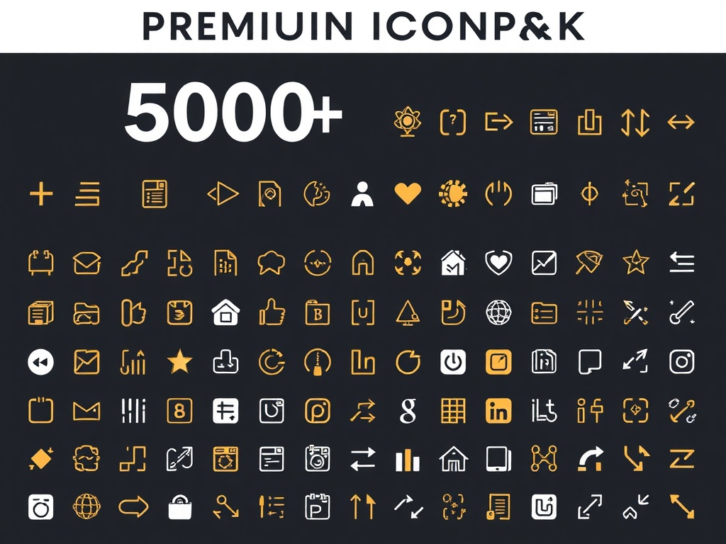 Premium Icon Pack (500+ Icons)
