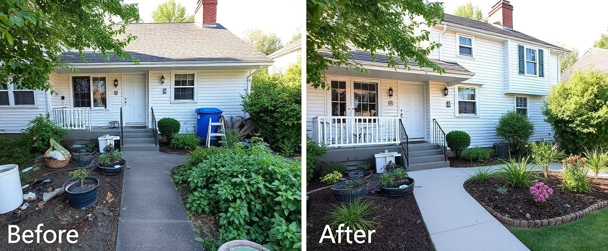 Property transformation - before and after