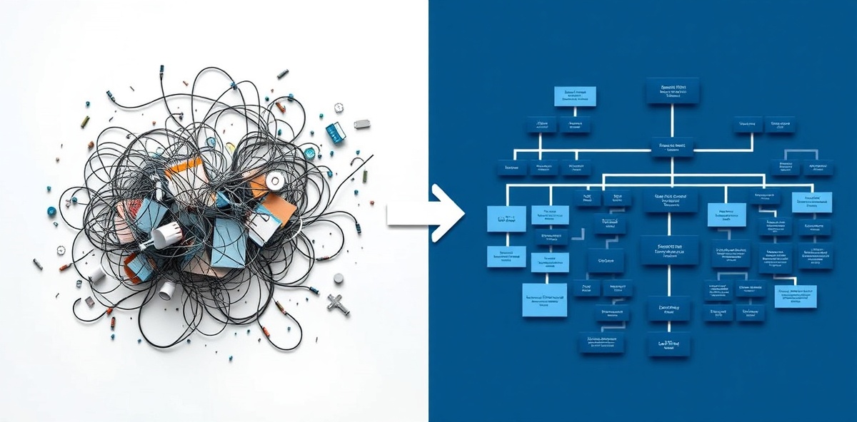 Chaos to clarity transformation diagram