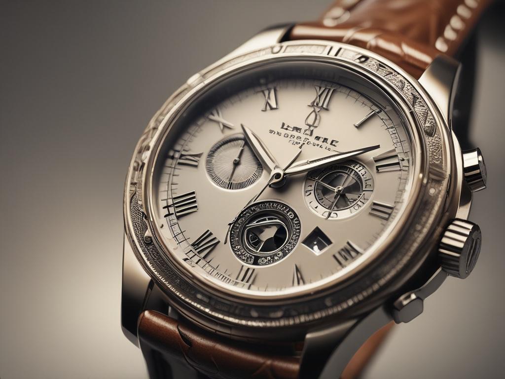 A close up shot of a luxury watch with intricate