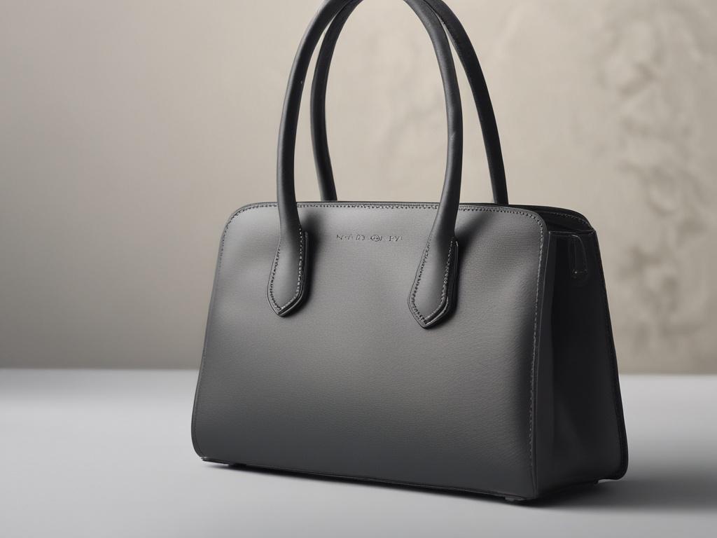 close up of a designer handbag, hyper realistic, 45mm f