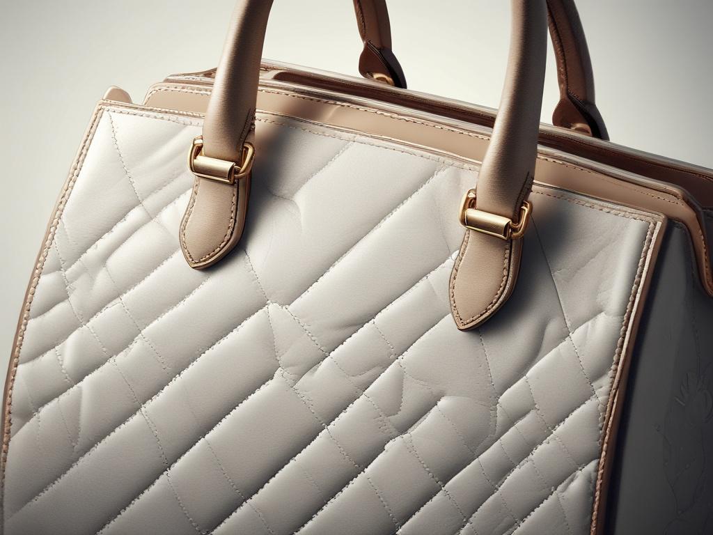 a luxury handbag with a professional valuation report, hyper realistic,