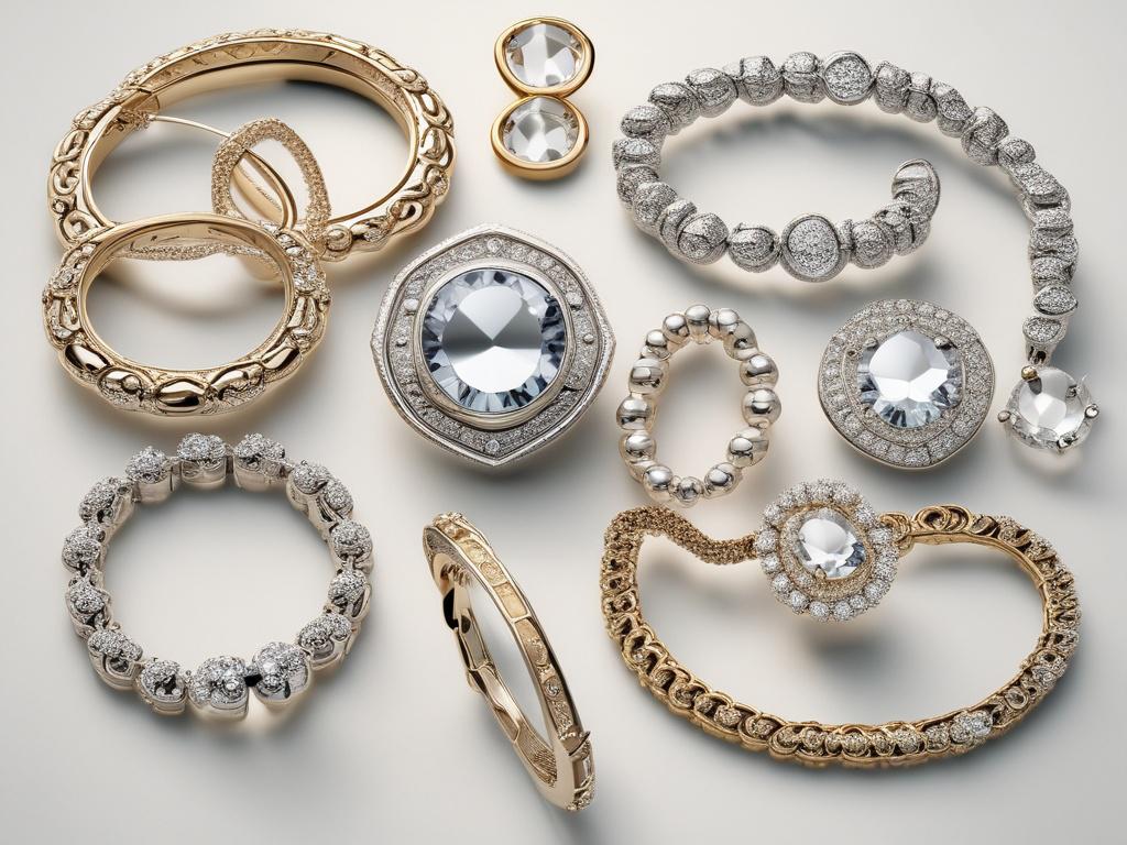 an AI system analyzing luxury jewelry, hyper realistic, 45mm f