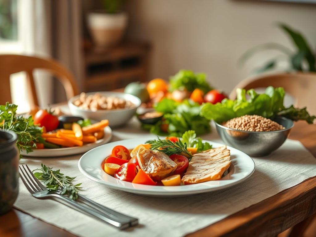 A warm, high resolution image of a beautifully arranged healthy