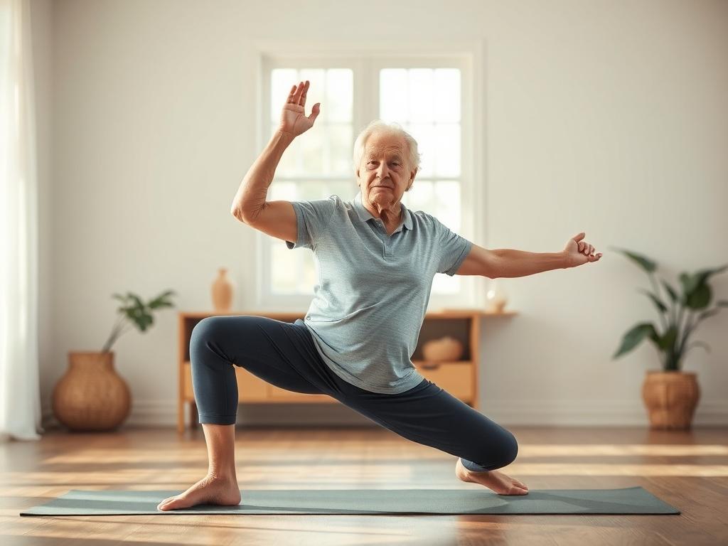 An inspiring, high resolution image that captures an older adult