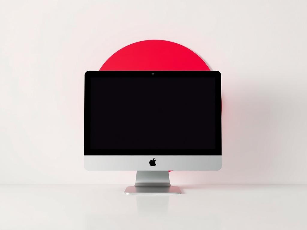 A sleek and minimalistic image of a computer screen displaying