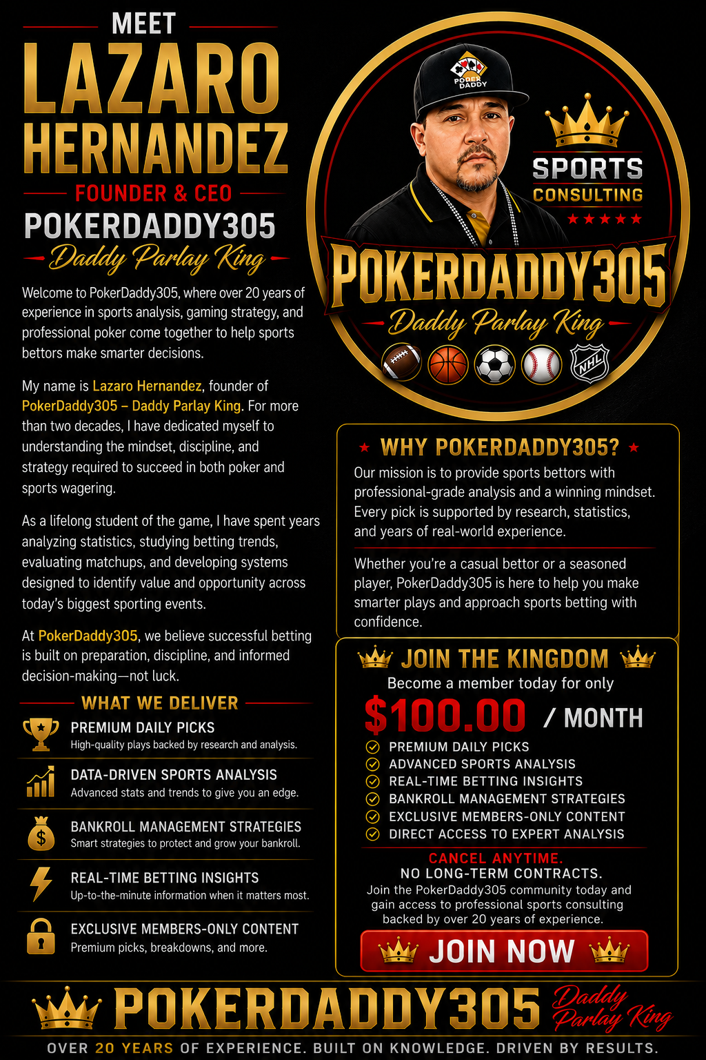 Daddy Parlay King - Founder