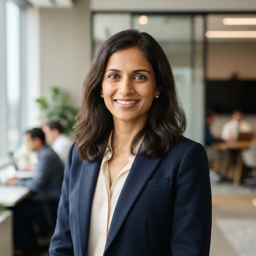 Professional portrait of Priya Nanduri, Director of API Product Strategy at Forgeway Systems