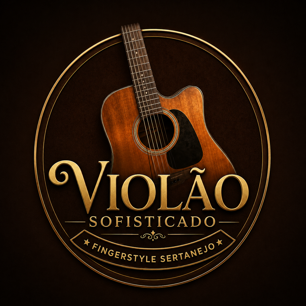 Violão Sofisticado Logo