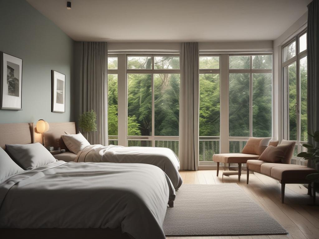 triple room, cozy, classic style, nature view