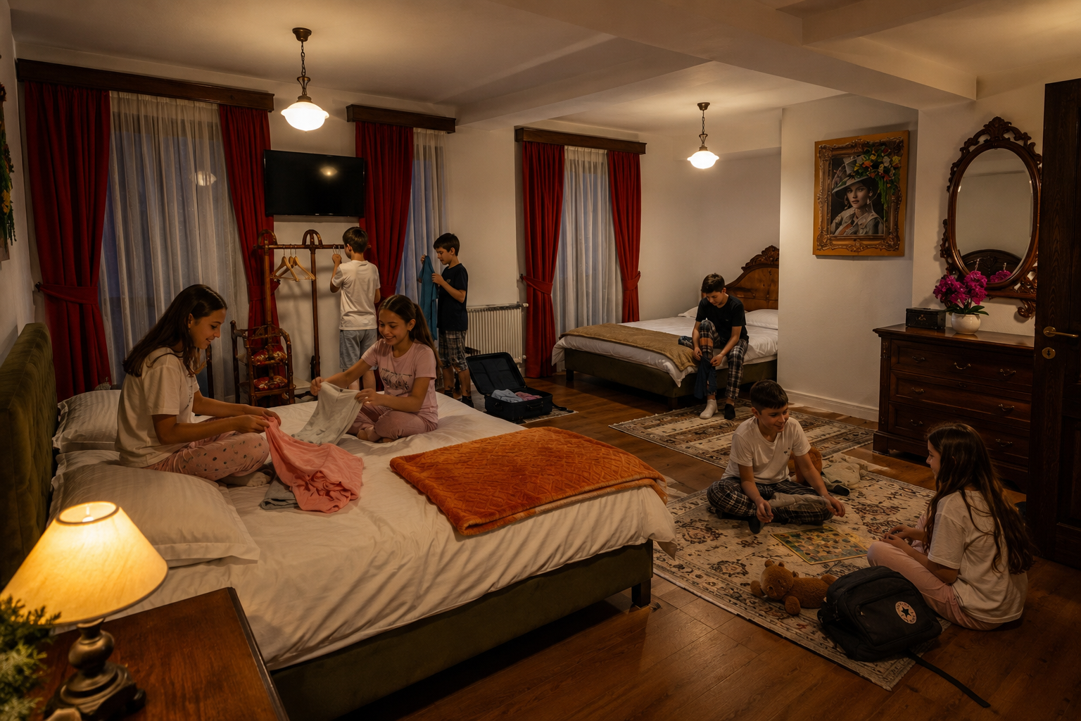 Relaxare în living la Conacul SofRa