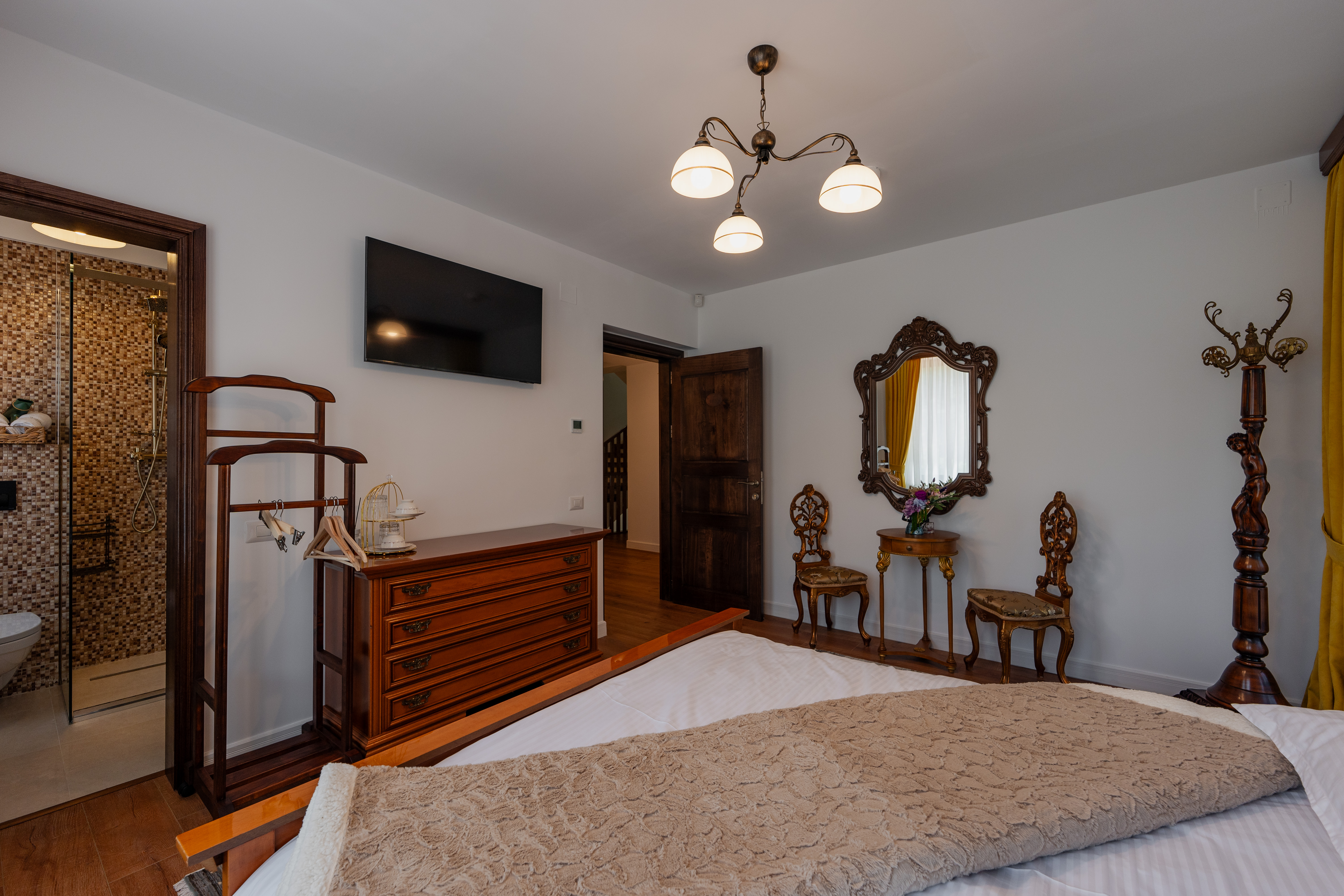 Detaliu de lumină și texturi interioare