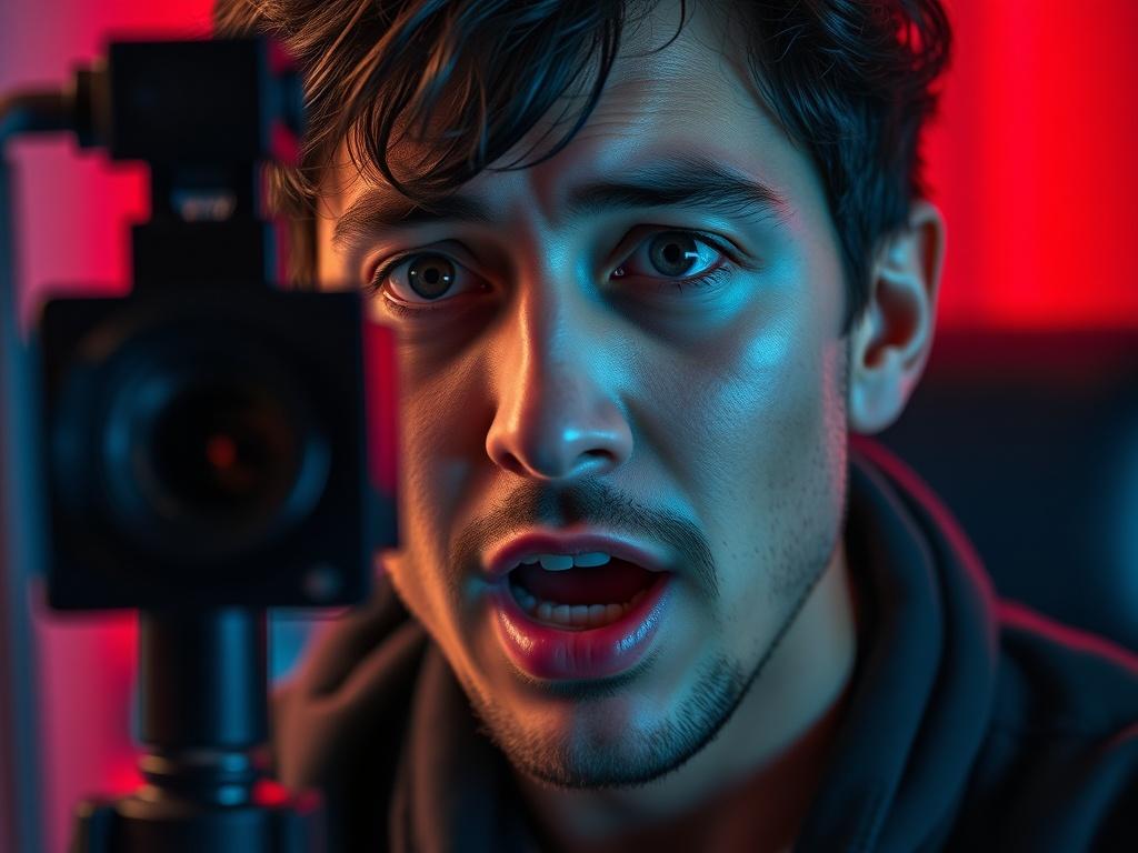 A realistic high resolution close up shot of a person