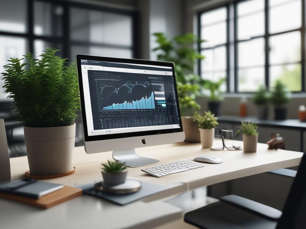 A high resolution close up shot of a sleek, modern