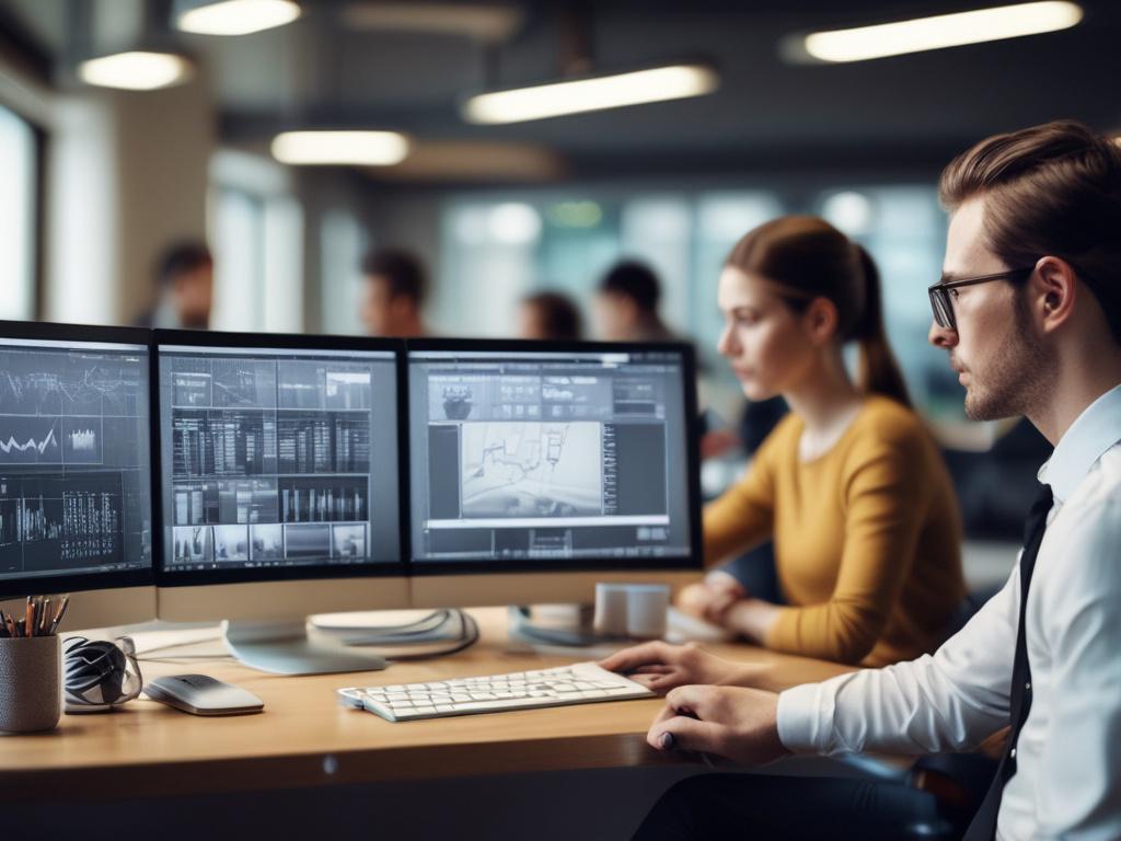 A high resolution close up of a computer screen displaying
