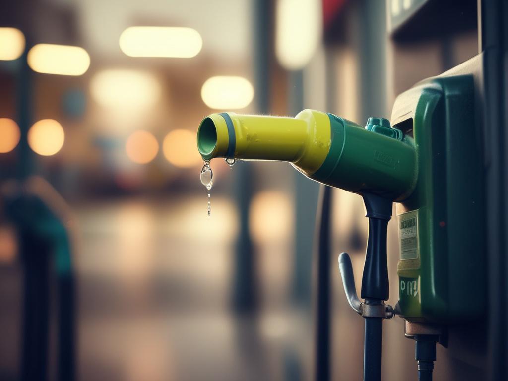 A close up shot of a high quality diesel fuel