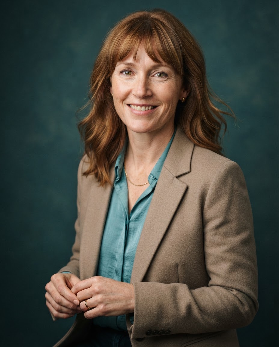 Professional portrait of Claire Whitaker