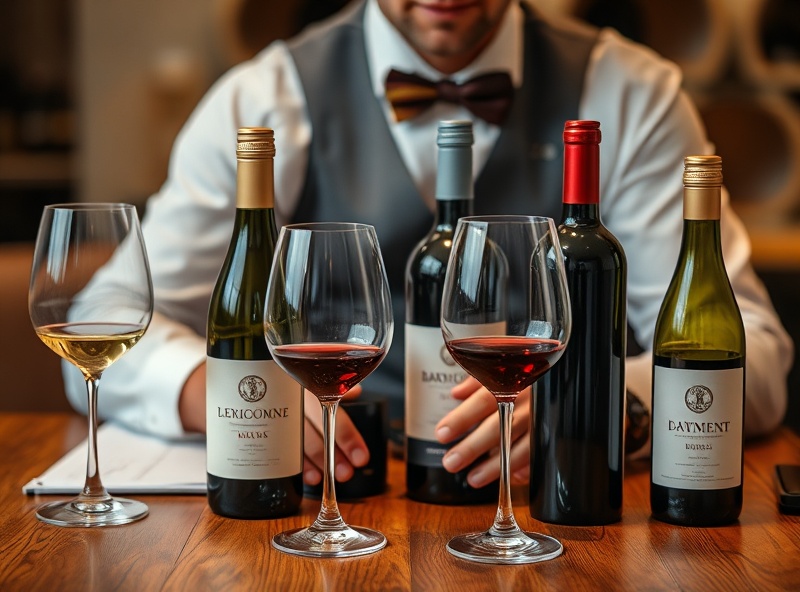 Wine consulting and tasting setup