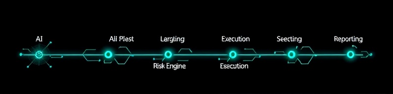 AI to Risk Engine to Execution to Reporting pipeline