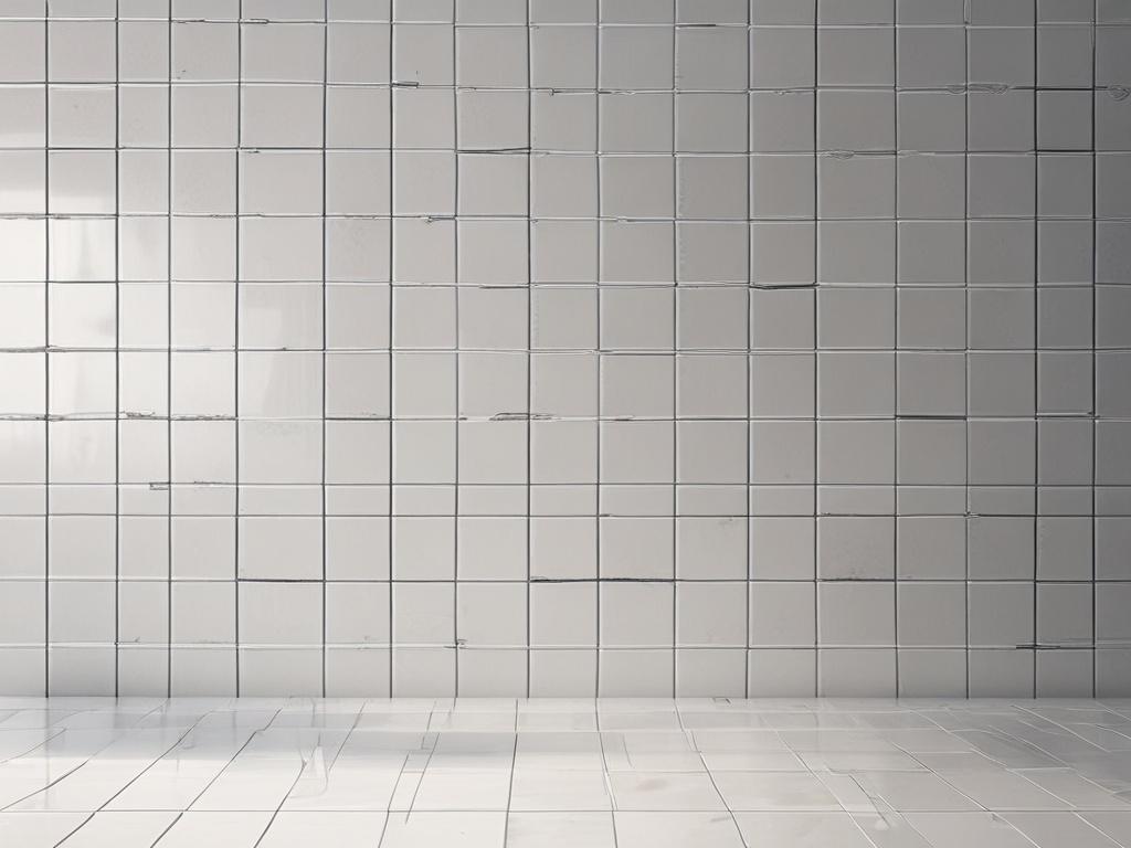 close-up shot of beautifully installed wall tiles, showcasing patterns and textures, hyper-realistic, bright lighting, simple background, focus on tiling detail
