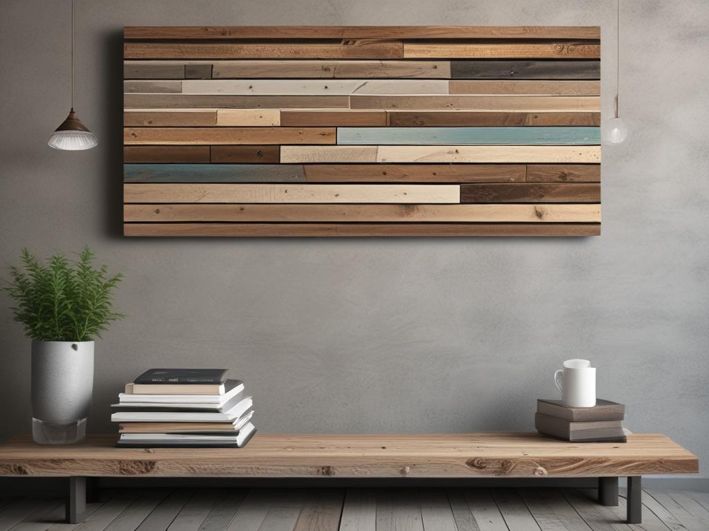rustic wooden wall art, reclaimed wood, handmade decor