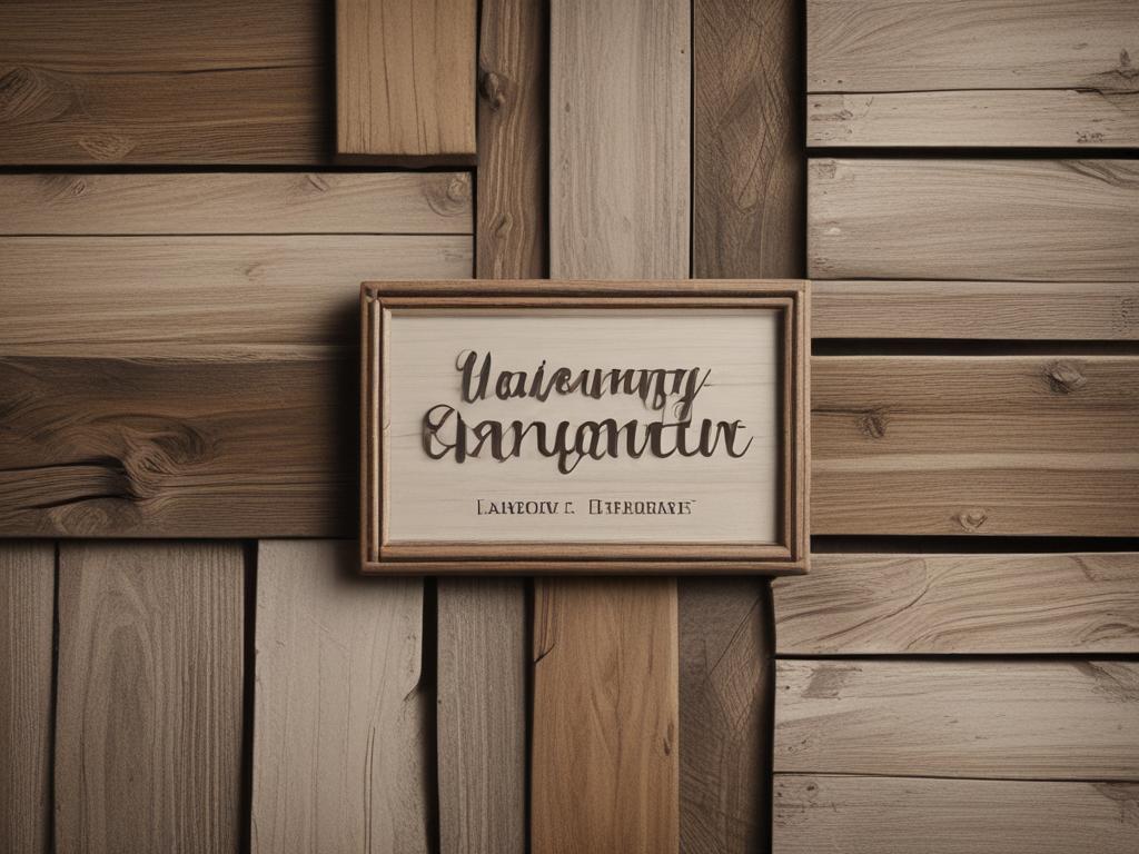 handcrafted wooden signs, rustic decor, personalized messages