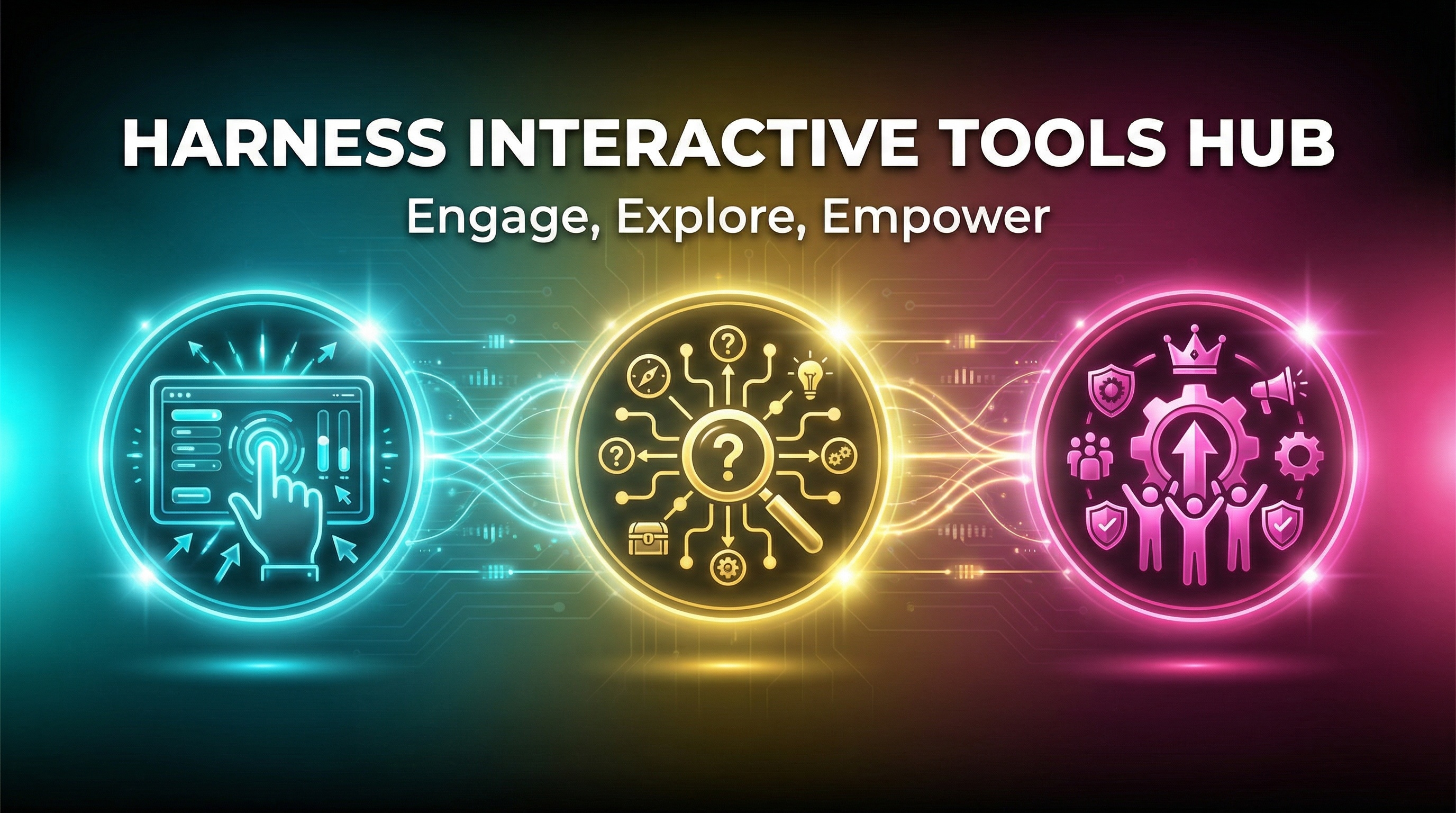 HARNESS Interactive Tools Hub - Engage, Explore, Empower
