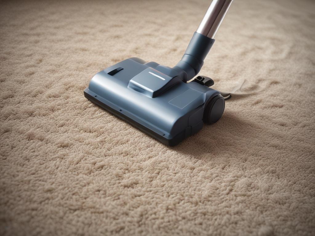 A hyper realistic close up shot of a vacuum cleaner
