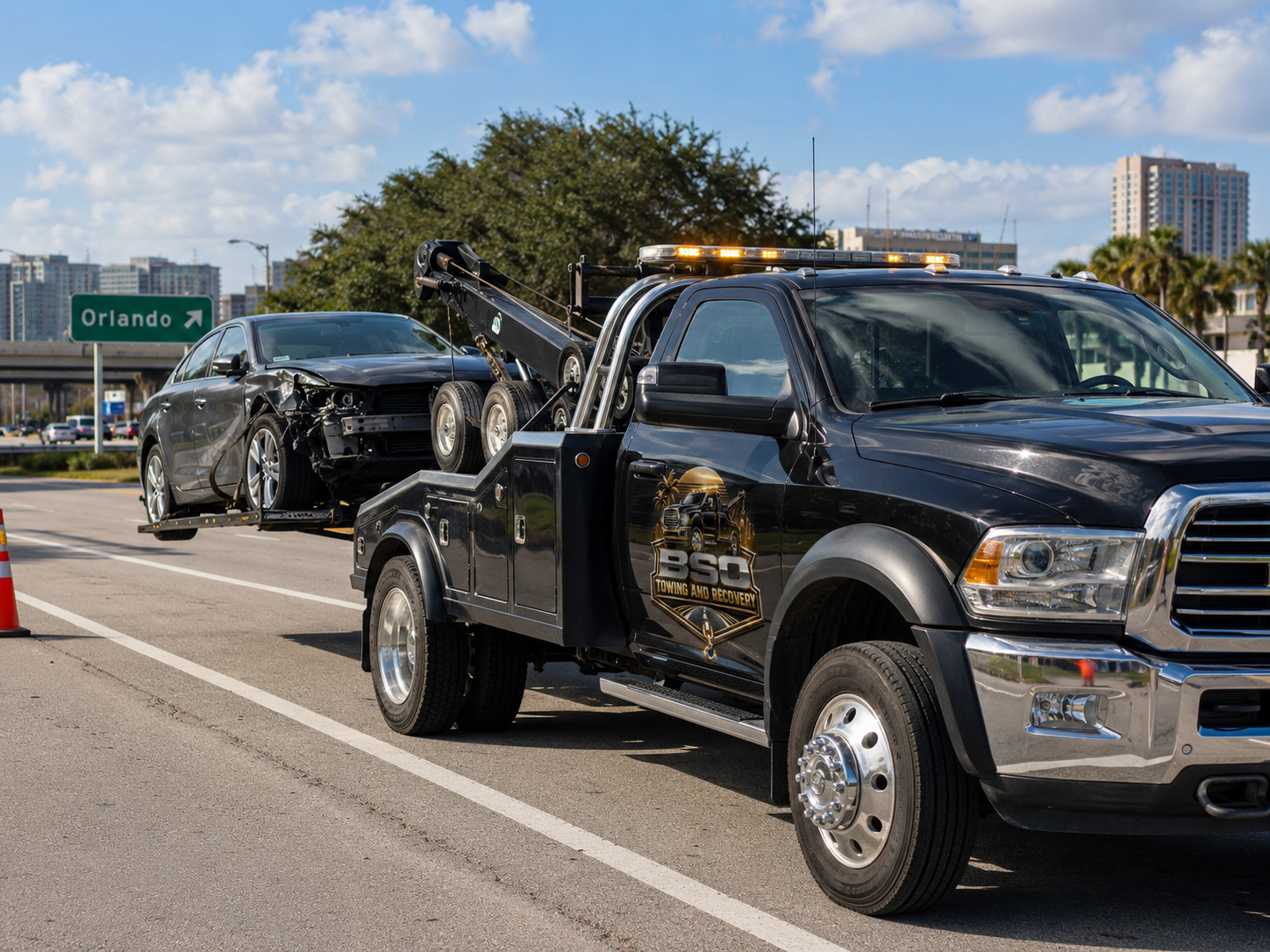 Emergency Towing in Orlando by BSD TOWING AND RECOVERY
