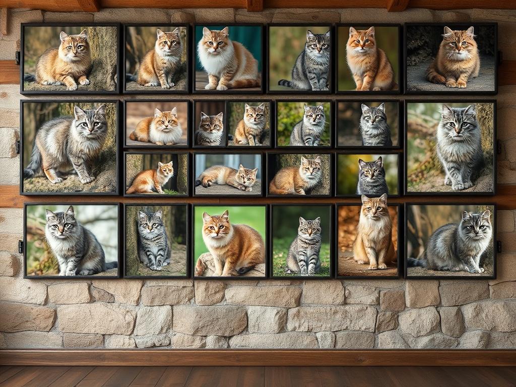 A vibrant gallery wall displaying high resolution images of Siberian