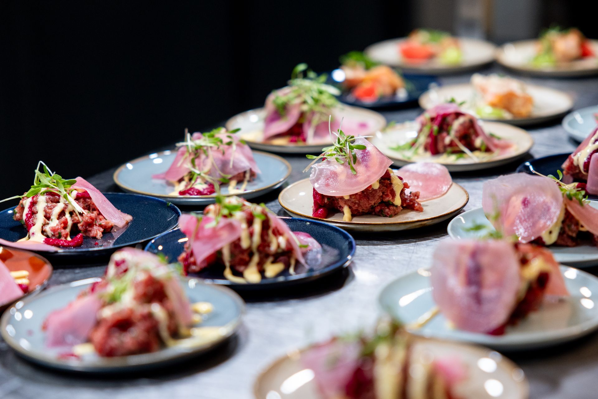 Plated salad