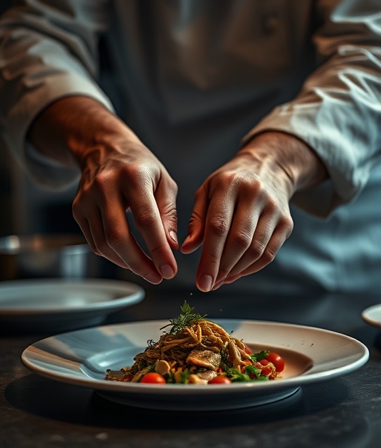 Chef plating