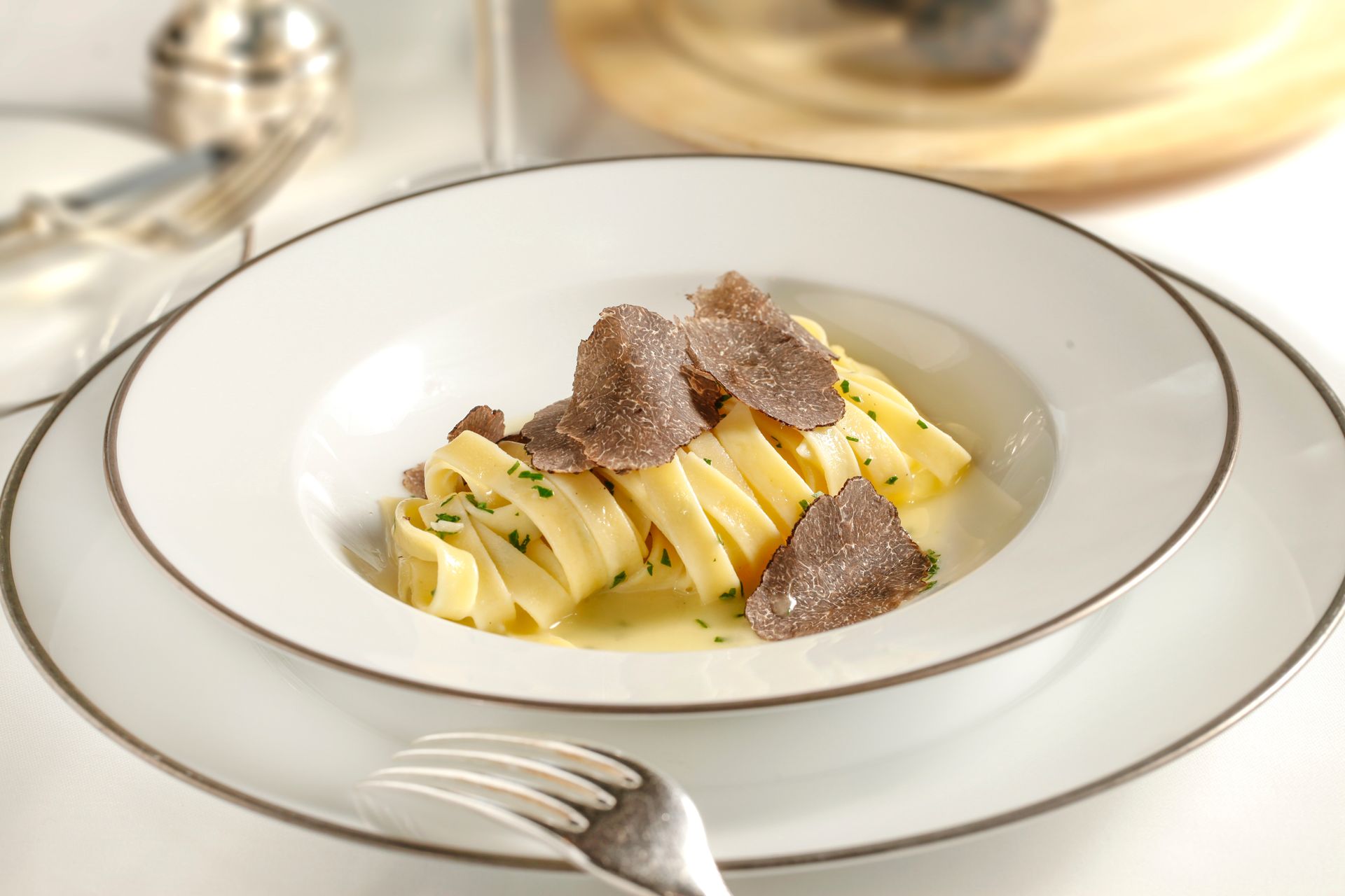 Fresh pasta with truffle