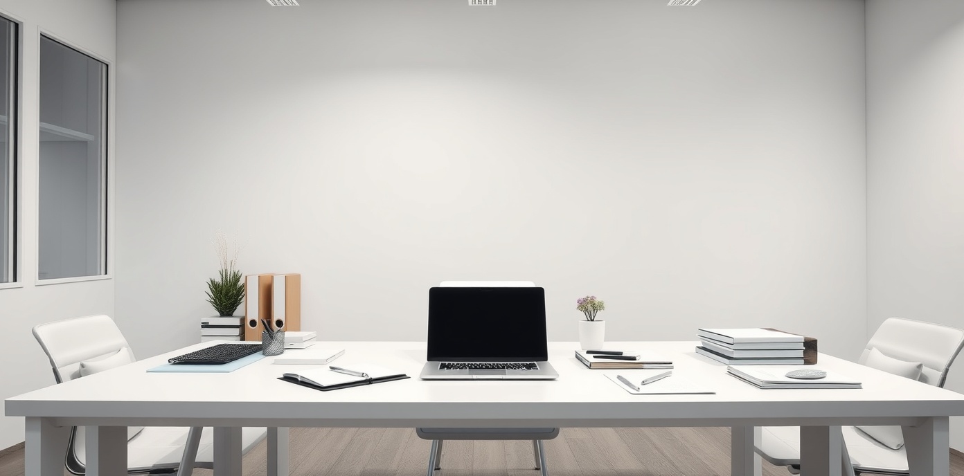 Professional office workspace