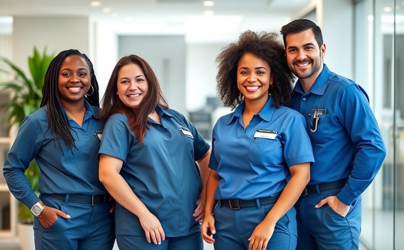 Professional cleaning team